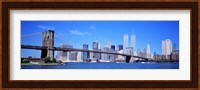 New York Skyline with Twin Towers Fine Art Print