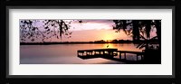 Sunrise Over Lake Whippoorwill, Orlando, Florida, USA Fine Art Print