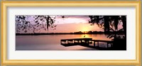 Sunrise Over Lake Whippoorwill, Orlando, Florida, USA Fine Art Print