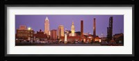 Skyline, Cleveland, Ohio, USA Fine Art Print