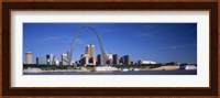 Skyline Gateway Arch St Louis MO USA Fine Art Print