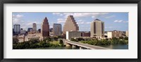 Buildings in a city, Town Lake, Austin, Texas, USA Fine Art Print