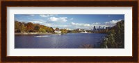 Boat in the river, Schuylkill River, Philadelphia, Pennsylvania, USA Fine Art Print