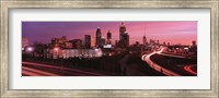 Atlanta, Georgia (purple sky) Fine Art Print