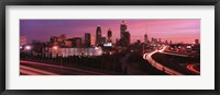Atlanta, Georgia (purple sky) Fine Art Print