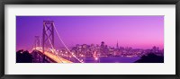 Bay Bridge at Night, San Francisco Fine Art Print