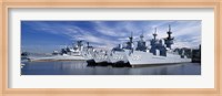 Warships at a naval base, Philadelphia, Philadelphia County, Pennsylvania, USA Fine Art Print