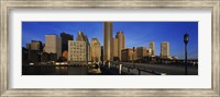 Skyscrapers in a city, Boston, Massachusetts, USA Fine Art Print