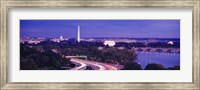 High angle view of a cityscape, Washington DC, USA Fine Art Print