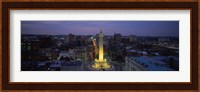 High angle view of a monument, Washington Monument, Mount Vernon Place, Baltimore, Maryland, USA Fine Art Print
