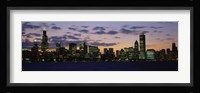 Chicago Skyline at Dusk Fine Art Print
