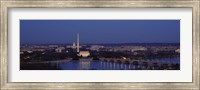 Bridge Over A River, Washington Monument, Washington DC, District Of Columbia, USA Fine Art Print