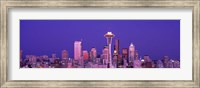 USA, Washington, Seattle, night Fine Art Print