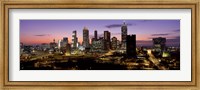 Skyline At Dusk, Cityscape, Skyline, City, Atlanta, Georgia, USA Fine Art Print