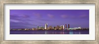 USA, California, San Diego, dusk Fine Art Print