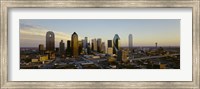 High angle view of buildings in a city, Dallas, Texas, USA Fine Art Print