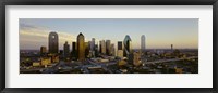High angle view of buildings in a city, Dallas, Texas, USA Fine Art Print