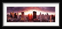 Sunset River View, Chicago, IL Fine Art Print