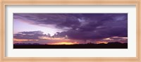 Thunderstorm clouds at sunset, Phoenix, Arizona, USA Fine Art Print