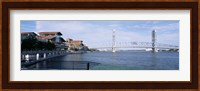 Bridge Over A River, Main Street, St. Johns River, Jacksonville, Florida, USA Fine Art Print