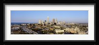 USA, Ohio, Cleveland, aerial Fine Art Print