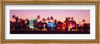 Night, Ocean Drive, Miami Beach, Florida, USA Fine Art Print