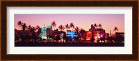 Night, Ocean Drive, Miami Beach, Florida, USA Fine Art Print