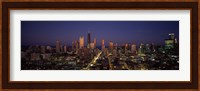 Chicago Skyline at Night Fine Art Print