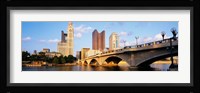 Scioto River, Columbus, Ohio, USA Fine Art Print