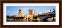 Scioto River, Columbus, Ohio, USA Fine Art Print