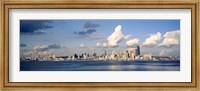 Buildings at the waterfront, Elliott Bay, Seattle, King County, Washington State, USA, 1996 Fine Art Print