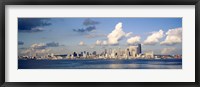 Buildings at the waterfront, Elliott Bay, Seattle, King County, Washington State, USA, 1996 Fine Art Print