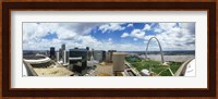Buildings in a city, Gateway Arch, St. Louis, Missouri, USA Fine Art Print