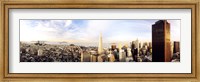 High angle view of a city, Transamerica Building, San Francisco, California, USA Fine Art Print