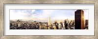 High angle view of a city, Transamerica Building, San Francisco, California, USA Fine Art Print