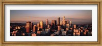 Skyline At Dusk, Los Angeles, California, USA Fine Art Print