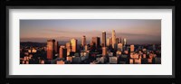 Skyline At Dusk, Los Angeles, California, USA Fine Art Print