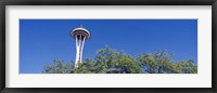 Low angle view of a tower, Space Needle, Seattle Center, Seattle, King County, Washington State, USA Fine Art Print