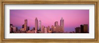 USA, Georgia, Atlanta, Panoramic view of the city at dawn Fine Art Print