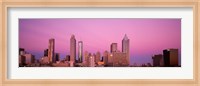 USA, Georgia, Atlanta, Panoramic view of the city at dawn Fine Art Print