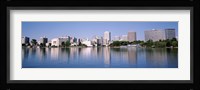 Panoramic View Of The Waterfront And Skyline, Oakland, California, USA Fine Art Print