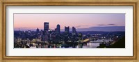 USA, Pennsylvania, Pittsburgh, Monongahela River Fine Art Print