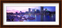 Sunset, Inner Harbor, Baltimore, Maryland, USA Fine Art Print