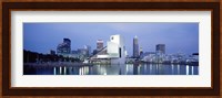 Rock And Roll Hall Of Fame, Cleveland, Ohio, USA Fine Art Print