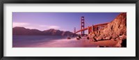 Golden Gate Bridge and Mountain View Fine Art Print