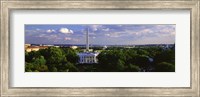 Aerial View of White House, Washington DC Fine Art Print