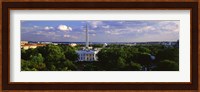 Aerial View of White House, Washington DC Fine Art Print