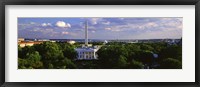 Aerial View of White House, Washington DC Fine Art Print