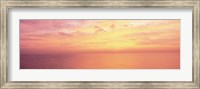 Clouds over a lake at sunrise, Lake Michigan, Chicago, Illinois, USA Fine Art Print