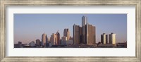 Detroit, Michigan Daytime Skyline Fine Art Print